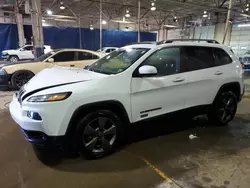 Salvage cars for sale from Copart Woodhaven, MI: 2016 Jeep Cherokee Latitude
