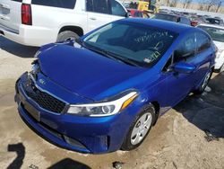 Salvage cars for sale from Copart Cahokia Heights, IL: 2017 KIA Forte LX