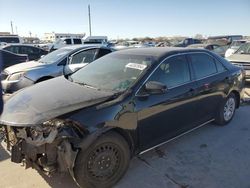 Salvage cars for sale from Copart Grand Prairie, TX: 2013 Toyota Camry L