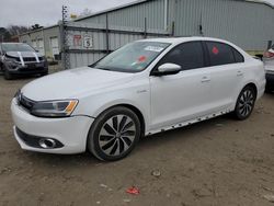 Volkswagen Jetta Hybrid salvage cars for sale: 2013 Volkswagen Jetta Hybrid