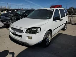 Chevrolet Uplander salvage cars for sale: 2007 Chevrolet Uplander LS