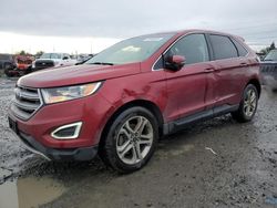 Ford Edge Titanium salvage cars for sale: 2017 Ford Edge Titanium