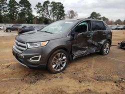 Vehiculos salvage en venta de Copart Longview, TX: 2015 Ford Edge Titanium