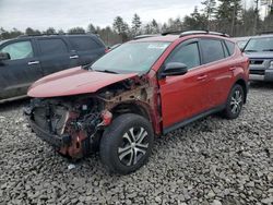 Salvage cars for sale at Windham, ME auction: 2015 Toyota Rav4 LE