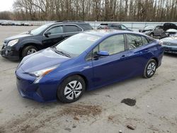 Salvage cars for sale from Copart Glassboro, NJ: 2017 Toyota Prius