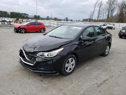 Salvage cars for sale at Dunn, NC auction: 2017 Chevrolet Cruze LS