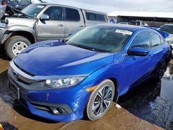 Salvage cars for sale from Copart Brighton, CO: 2016 Honda Civic EXL