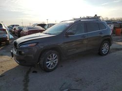 Salvage cars for sale at Indianapolis, IN auction: 2015 Jeep Cherokee Limited