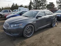 Salvage cars for sale at Denver, CO auction: 2017 Ford Taurus SEL