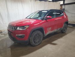 Salvage cars for sale at Ebensburg, PA auction: 2019 Jeep Compass Latitude