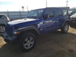 Jeep salvage cars for sale: 2019 Jeep Wrangler Unlimited Sport