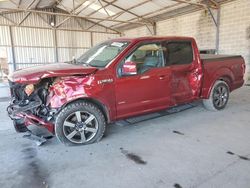 Salvage cars for sale at Cartersville, GA auction: 2016 Ford F150 Supercrew