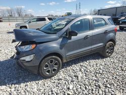 Salvage cars for sale at Barberton, OH auction: 2018 Ford Ecosport S