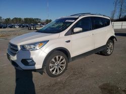 Salvage cars for sale from Copart Dunn, NC: 2017 Ford Escape Titanium
