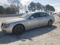 Vehiculos salvage en venta de Copart Loganville, GA: 2007 BMW 750