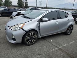 Salvage cars for sale from Copart Rancho Cucamonga, CA: 2014 Toyota Prius C