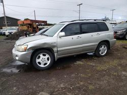 Salvage cars for sale from Copart Kapolei, HI: 2005 Toyota Highlander Limited