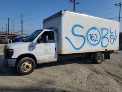 Salvage cars for sale from Copart Los Angeles, CA: 2015 Ford Econoline E350 Super Duty Cutaway Van