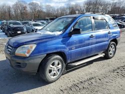 Salvage cars for sale at Duryea, PA auction: 2006 KIA New Sportage