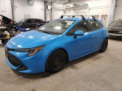 Salvage cars for sale at Ottawa, ON auction: 2020 Toyota Corolla SE