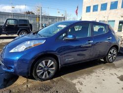 Nissan Leaf salvage cars for sale: 2016 Nissan Leaf SV