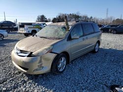 Salvage cars for sale at Mebane, NC auction: 2006 Toyota Sienna XLE