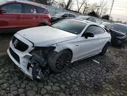 Mercedes-Benz C 43 AMG salvage cars for sale: 2020 Mercedes-Benz C 43 AMG