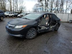 2012 Honda Civic LX en venta en Portland, OR