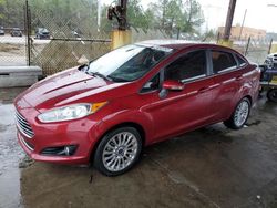 Ford Fiesta salvage cars for sale: 2016 Ford Fiesta Titanium