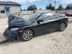 Salvage cars for sale from Copart Midway, FL: 2017 Honda Civic EX