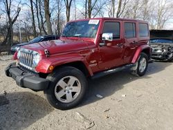 Salvage cars for sale from Copart Cicero, IN: 2012 Jeep Wrangler Unlimited Sahara