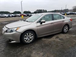 Salvage cars for sale from Copart Assonet, MA: 2015 Subaru Legacy 2.5I Premium