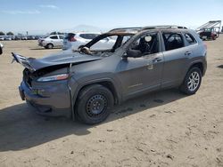 Salvage SUVs for sale at auction: 2015 Jeep Cherokee Latitude