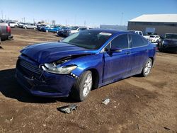 Vehiculos salvage en venta de Copart Brighton, CO: 2015 Ford Fusion SE