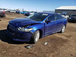 Ford salvage cars for sale: 2015 Ford Fusion SE