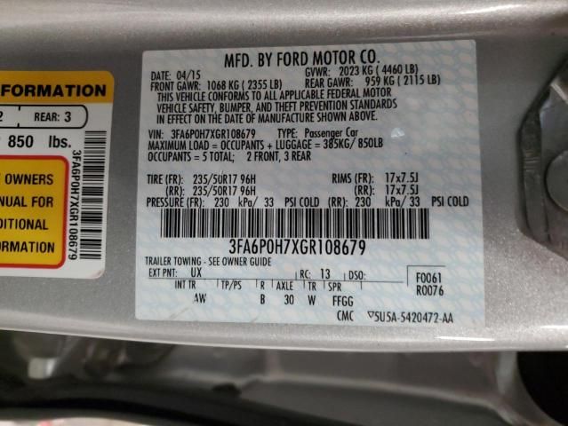 2016 Ford Fusion SE