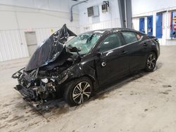 Nissan salvage cars for sale: 2021 Nissan Sentra SV