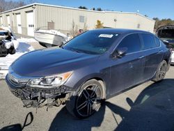 Honda Accord Sport salvage cars for sale: 2016 Honda Accord Sport