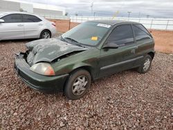 Chevrolet Metro LSI salvage cars for sale: 2000 Chevrolet Metro LSI