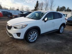 Salvage cars for sale from Copart Bowmanville, ON: 2014 Mazda CX-5 GT