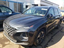 Salvage cars for sale at New Britain, CT auction: 2020 Hyundai Santa FE Limited