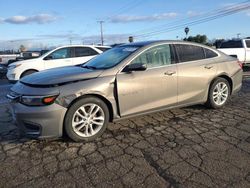 Chevrolet salvage cars for sale: 2017 Chevrolet Malibu LT