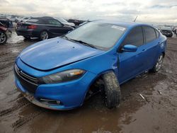 Salvage cars for sale at Brighton, CO auction: 2015 Dodge Dart GT