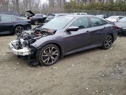 Salvage cars for sale at Waldorf, MD auction: 2019 Honda Civic SI