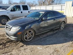 Salvage cars for sale at Wichita, KS auction: 2015 Mercedes-Benz C 250