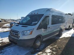 Salvage cars for sale at Brookhaven, NY auction: 2016 Ford Transit T-350 HD