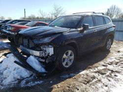 Toyota salvage cars for sale: 2022 Toyota Highlander L