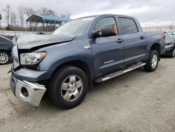 Salvage cars for sale from Copart Spartanburg, SC: 2007 Toyota Tundra Crewmax SR5