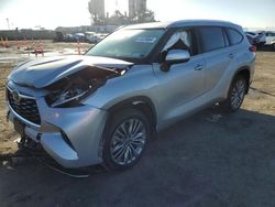 Toyota salvage cars for sale: 2020 Toyota Highlander Platinum