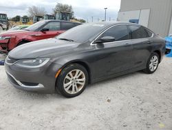 Salvage cars for sale at Apopka, FL auction: 2015 Chrysler 200 Limited